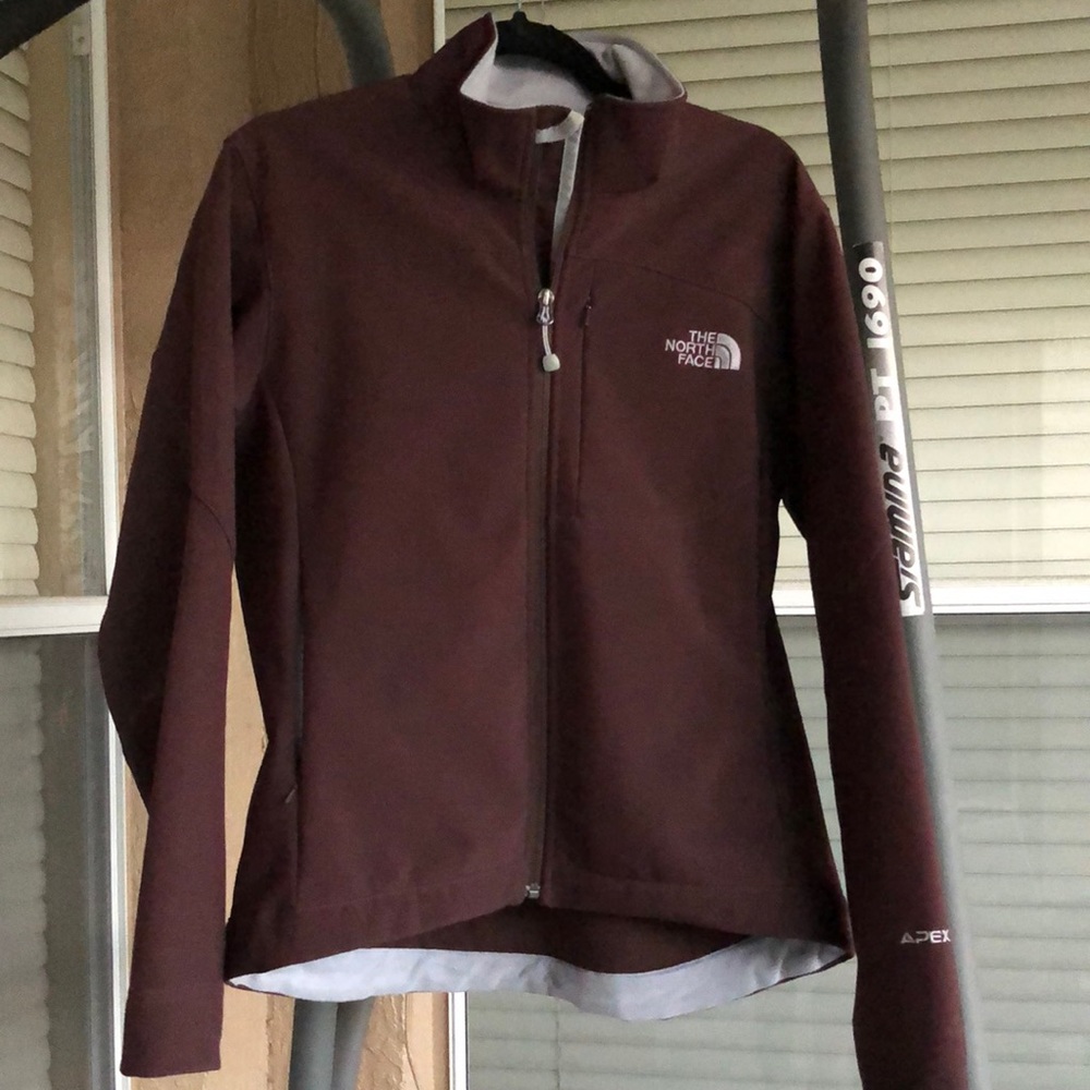 The North Face, APEX, brown, polyester shell.